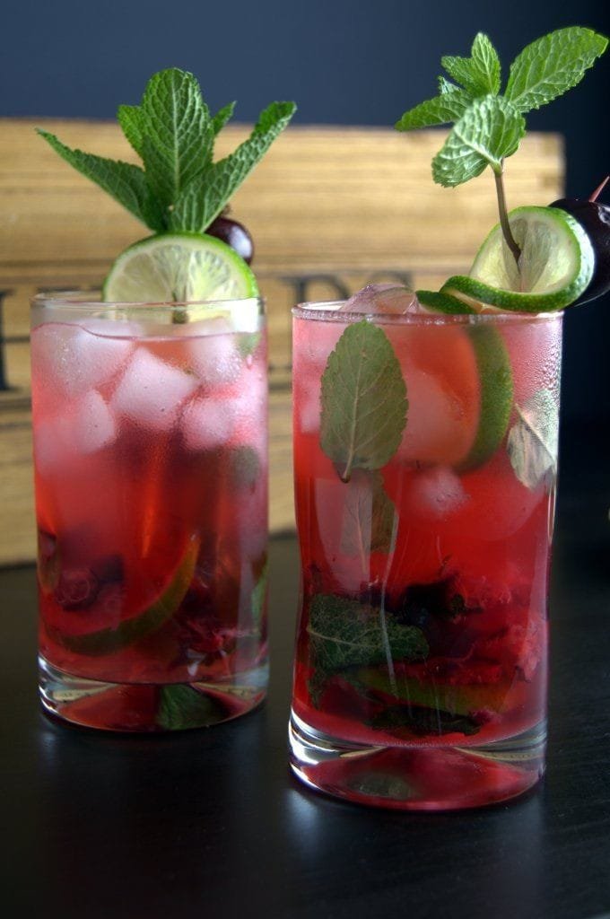 mojito de framuesa